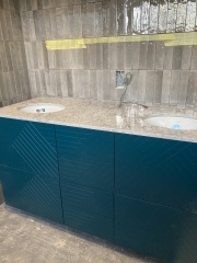 Fitted bathroom furniture