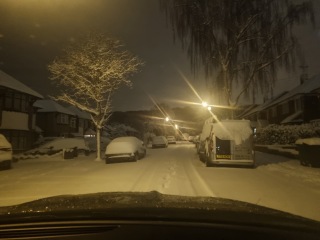 Snow warning for east London and thereabouts