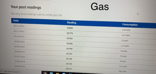 Energy readings? Am I being a bit thick here?