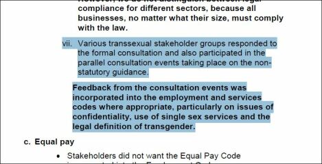 To not fully understand the outrage of the gender recognition reform?