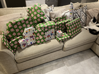 Show me your present pile