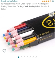 Tailors chalk or something 