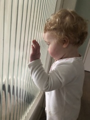 newborn hair turning orange?