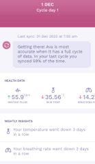 Ava Fertility Bracelet 2.1 reviews ttc fibroids 