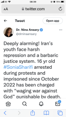 Solidarity with the brave women of Iran