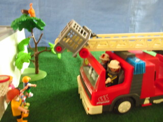 It's the start of advent for the Playmobil people in our house...