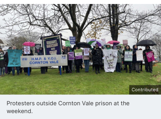 Cornton Vale Prison Protest