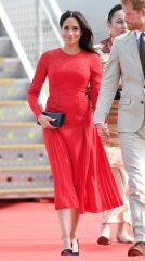 Was the great royal burgundy parade a cheeky swipe at Meghan?