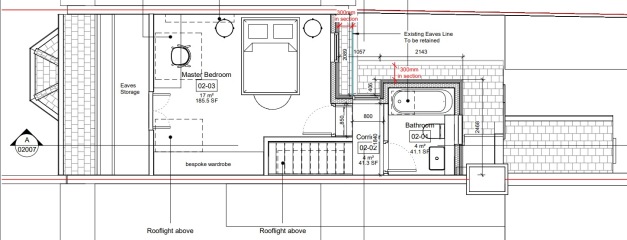 Loft conversion - 1 bedroom/1 big bathroom or 1 bedroom/1 box room/1 toilet