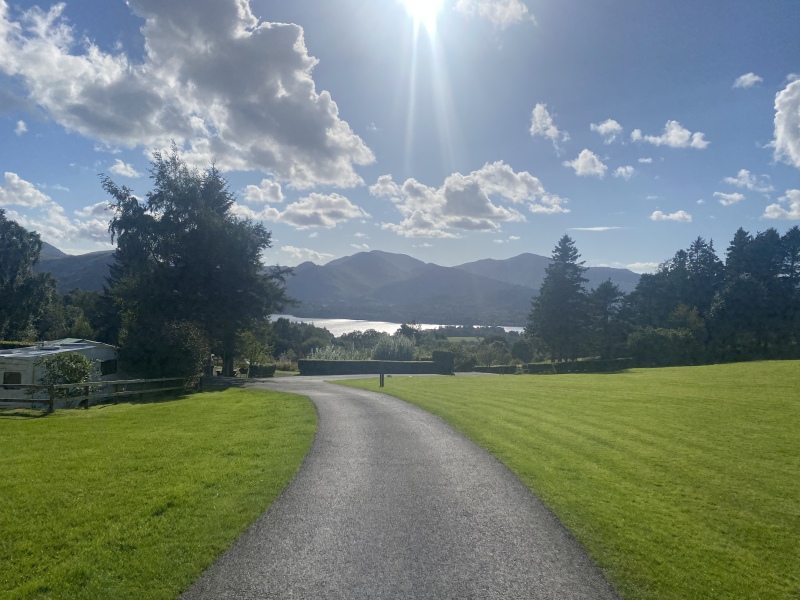 Camping somewhere scenic