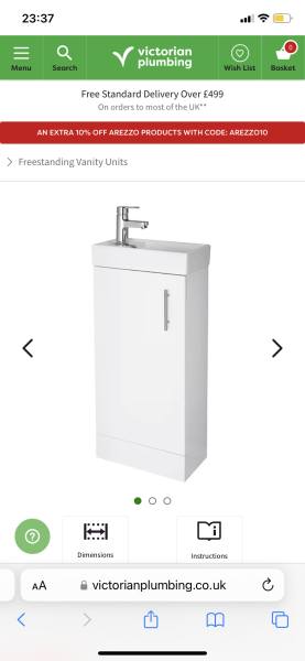 Fix for water dripping down side of sink?