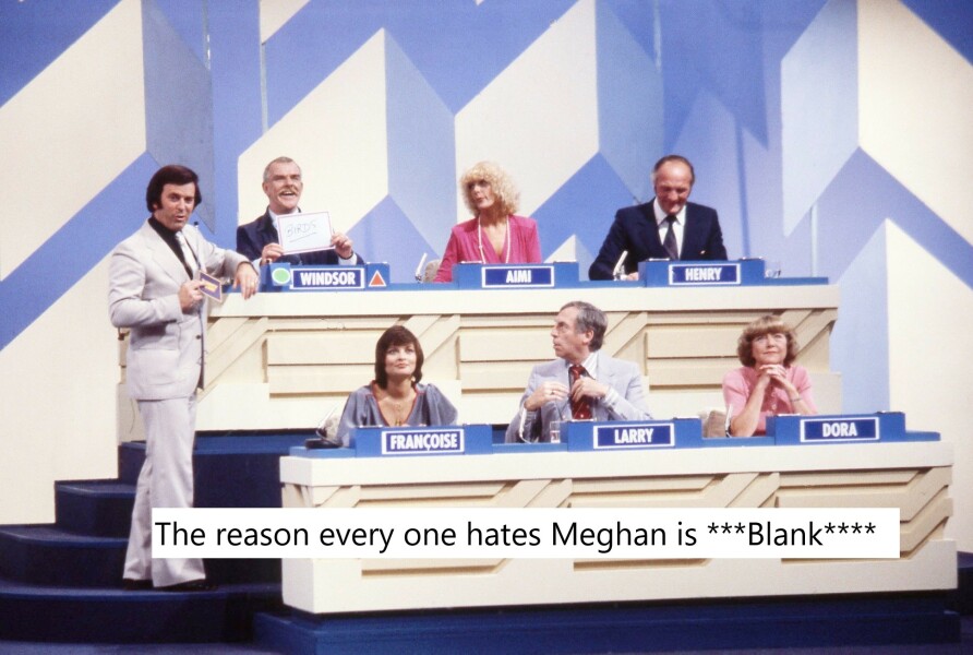 To think sexism is behind the hatred of Meghan