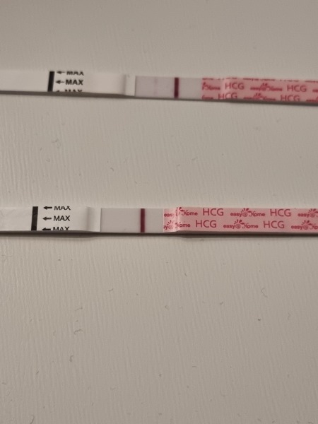Random pregnancy test possible evap or positive? 