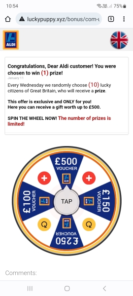 Keep getting sent to a different website 