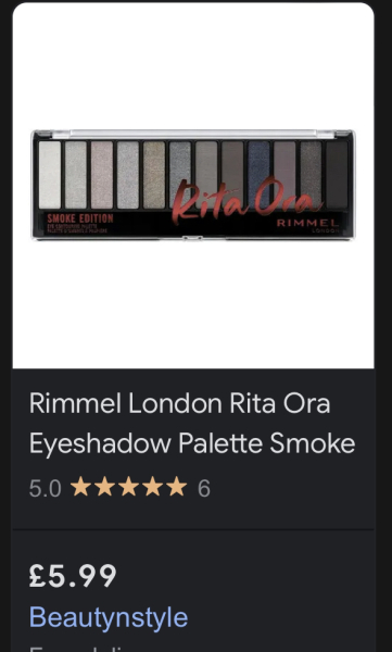 Cool grey smoky eye palate for skint person 