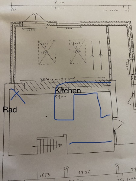 UFH in half a room vs rads