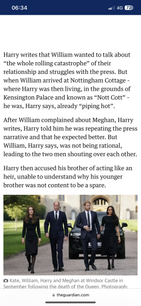 Harry alleges/describes William physically attacking him in 2019