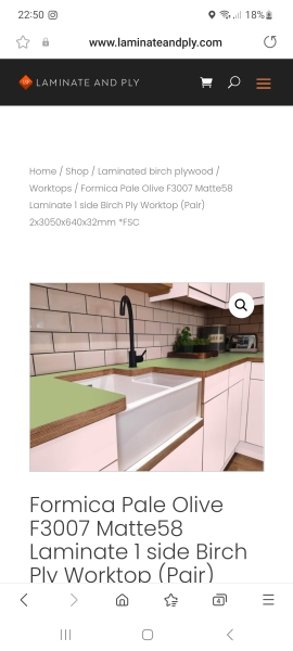 Where will I find ordinary laminate worktop but in better colours?