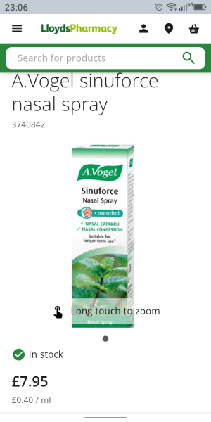 Blocked Nose Nasal sprays - Be Aware!!