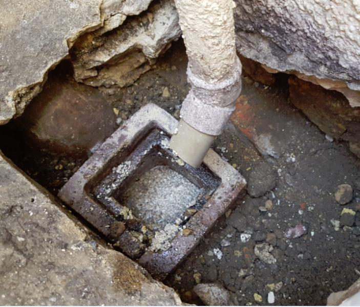 Is this a hole in my damp proof course?