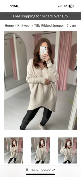 Longline jumper or sweatshirt recommendations? Max £60/70