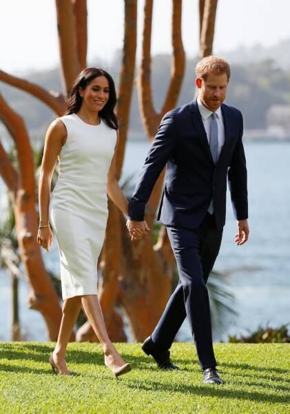 They announced the pregnancy at Eugenie’s wedding