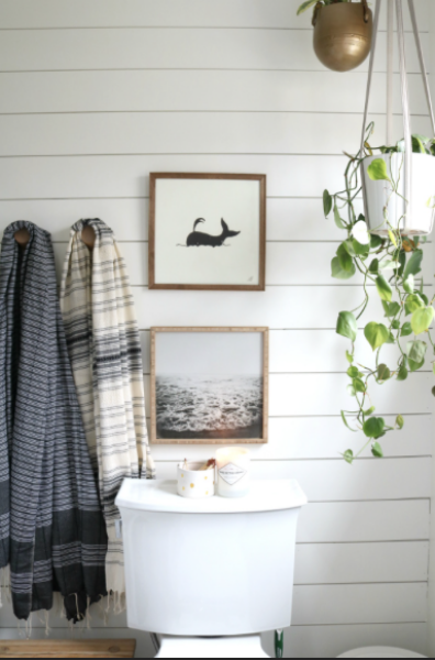Shiplap in bathrooms? Aquaboard or something else?