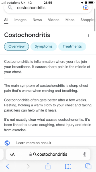 Painful ribs