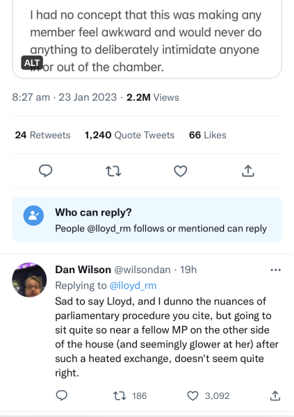 Miriam Cates abuse in HoC by Lloyd Russell-Moyle