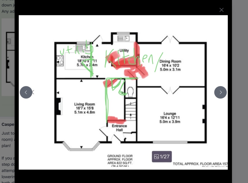 Remodelling downstairs layout? (Diagrams included) What do you think?