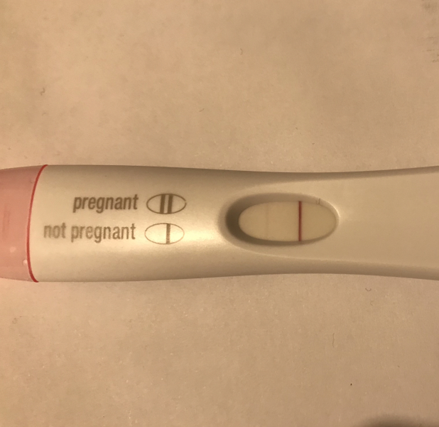 Very faint line at 14dpo?