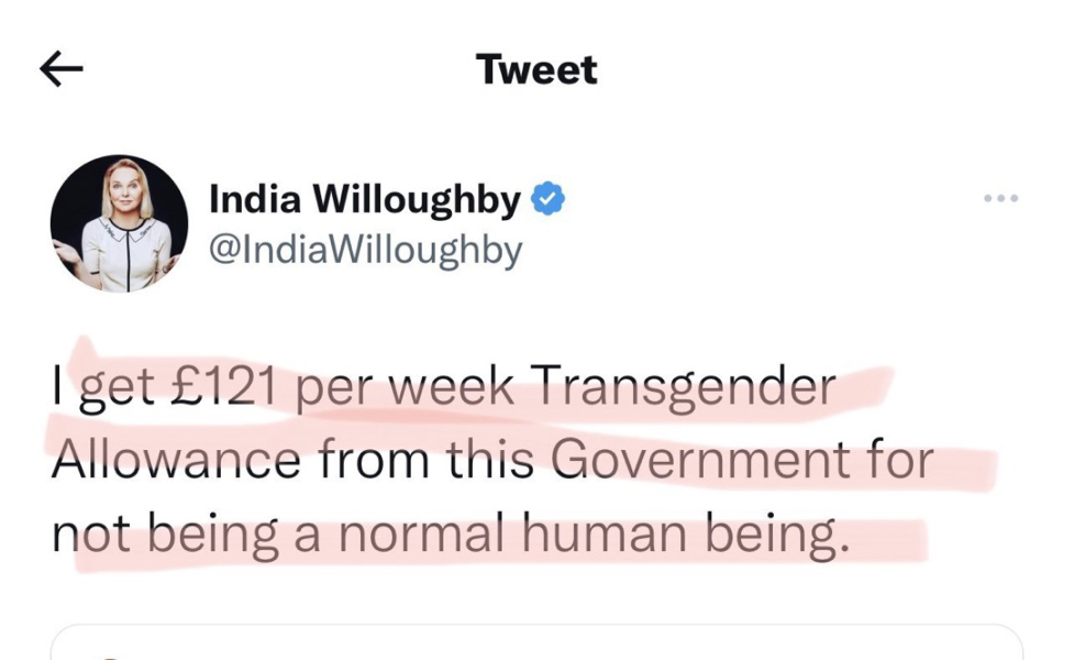 India Willoughby: I am more of a woman than JK Rowling will ever be