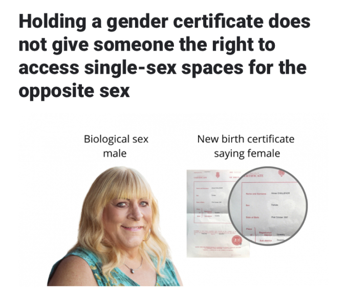 Petition: Update the Equality Act to make clear the characteristic “sex” is biological sex