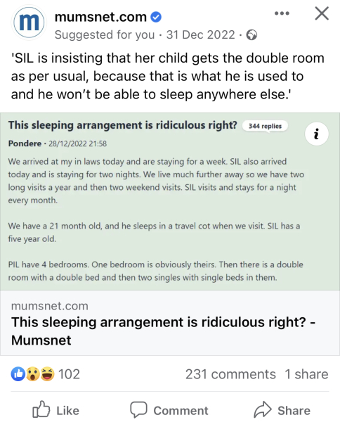 This sleeping arrangement is ridiculous right?