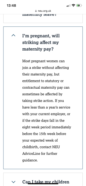 Crossing a picket line