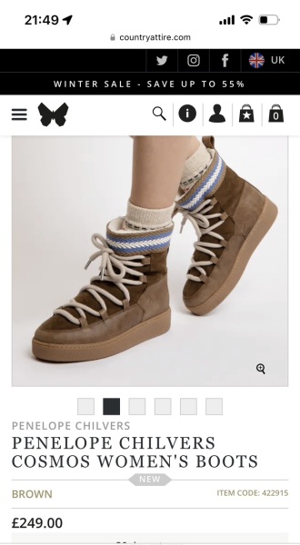 Boots similar to Penelope Chilvers