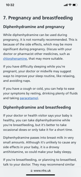 To be pregnant and addicted to Nytol 
