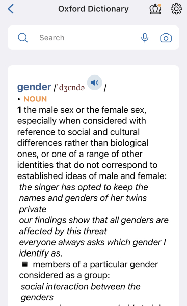 New definition of Homosexuality in the OED