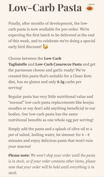 Useful low carb products - with photos!