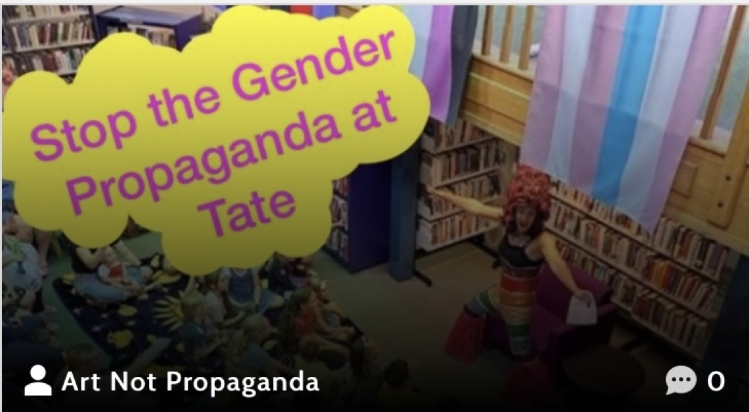 Stop the Tate pushing gender ideology on children