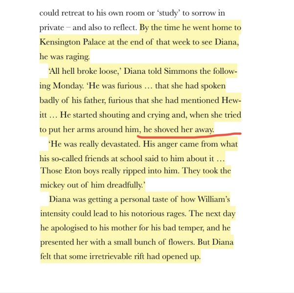 Harry alleges/describes William physically attacking him in 2019