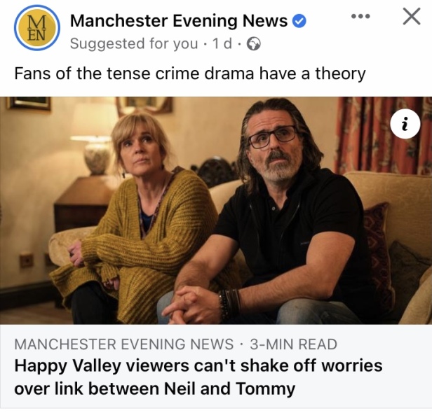 HAPPY VALLEY SERIES 3 - BBC1 Sundays 9pm - no spoilers/TV pace - thread 3