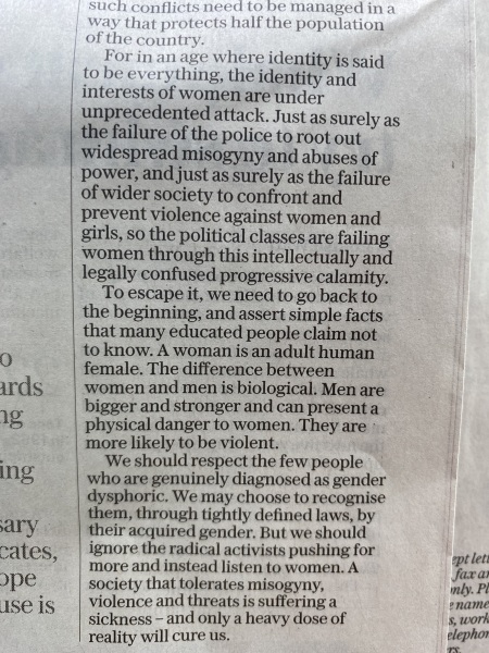 Nick Timothy in the Telegraph on the GRR