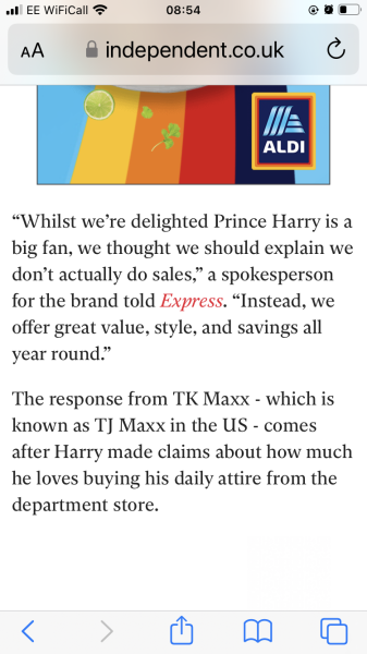 Looks like Harold's having the last laugh...