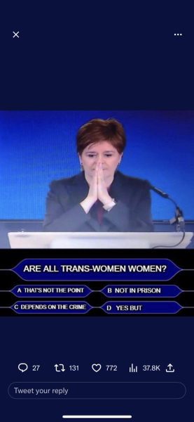 Sturgeon getting an absolute grilling on Channel 4 News