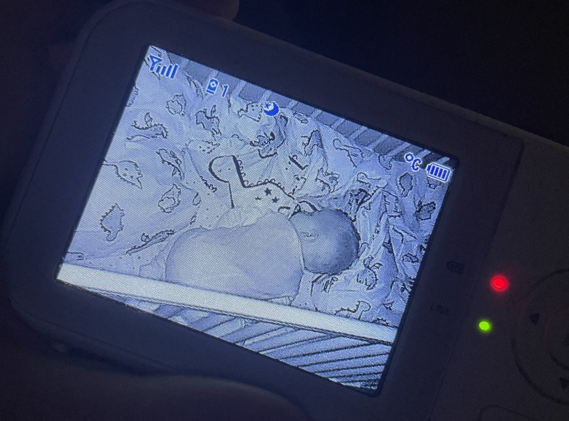 13mo sleeping with face in duvet..