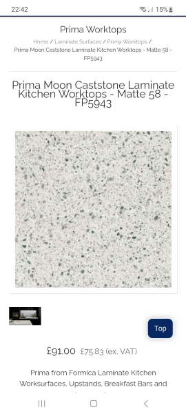 Where will I find ordinary laminate worktop but in better colours?