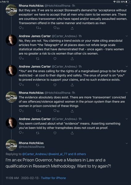 Scottish Trans rapist - discussion on R4 today. Staggering. 