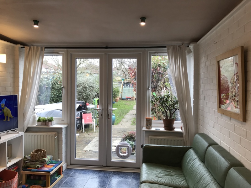 Another blind fabric one - Roman blinds 