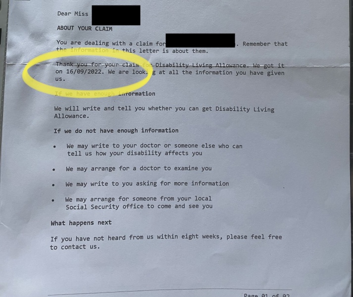 DLA waiting times part 7